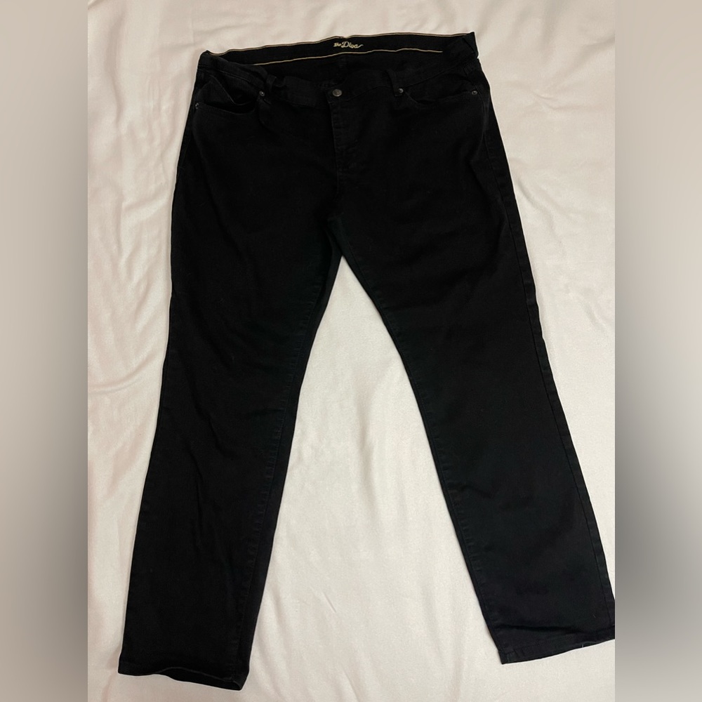 Old Navy Black The Dive Jeans Size 18 Regular